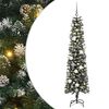 vidaXL K&uuml;nstlicher Weihnachtsbaum mit 300 LEDs mit St&auml;nder Gr&uuml;n 180 cm