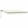 vidaXL Einziehbare Markise Creme 300 x 200 cm Stoff