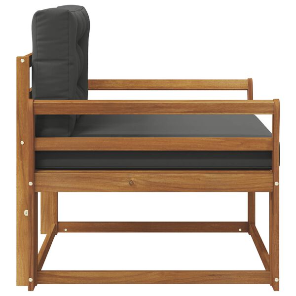 vidaXL Outdoor Mittelsofa Massivholz Akazie Natur