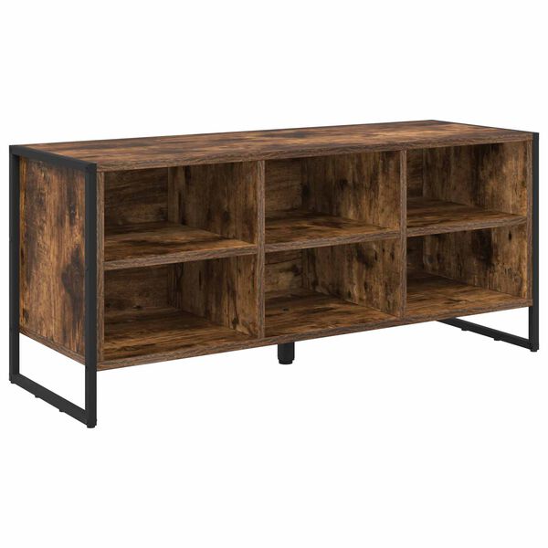 vidaXL Schuhschrank Raucharbe 60 x 35 x 44 cm Holzwerkstoff