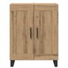 vidaXL Sideboard Artisan-Eiche 69,5 x 34 x 90 cm Verbundholz und Eisen