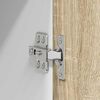 vidaXL H&auml;ngeschrank mit Speicher Sonoma-Eiche und Wei&szlig; 40 x 31 x 80 cm
