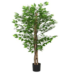 vidaXL Ficusbaum K&uuml;nstlich 788 Bl&auml;tter 120 cm Gr&uuml;n