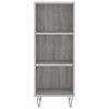 vidaXL Highboard Grau Sonoma 34,5x34x180 cm Holzwerkstoff