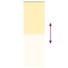 vidaXL Verdunkelungsrollo Gelb 70x210 cm Stoffbreite 65,7 cm Polyester