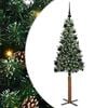 vidaXL Schlanker Weihnachtsbaum Gr&uuml;n 150 cm