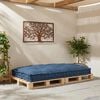 vidaXL Pallet Sofa Kissen Indigo 120 x 80 x 12 cm Stoff