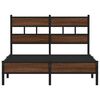vidaXL Bettgestell ohne Matratze Braun Eiche 120x200 cm Holzwerkstoff