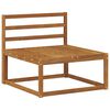 vidaXL Outdoor-Sofagarnitur 9 pcs Natur Massivholz Akazie