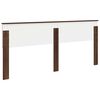 vidaXL Kopfteil Braun Eichen-Optik 200 cm Holzwerkstoff