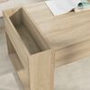 vidaXL Couchtisch Sonoma-Eiche 110 x 50 x 41 cm Holzwerkstoff