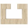 vidaXL 6-tlg. TV-Schrank-Set Sonoma-Eiche Holzwerkstoff
