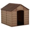 vidaXL Hundeh&uuml;tte Braun 71x71,5x68 cm PP