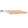 vidaXL Manuelle Gelenkarmmarkise mit LEDs Mehrfarbig 3 x 2,5 m