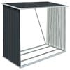 vidaXL Brennholzlager Verzinkter Stahl 163 x 83 x 154 cm Anthrazit