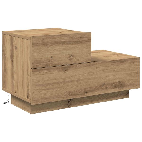 vidaXL Nachttisch Artisan-Eiche 70 x 36 x 40,5 cm Holzwerkstoff
