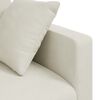 vidaXL Sofa Creme Gesamtabmessungen: 138 x 78 x 80 cm (B x T x H) Samt