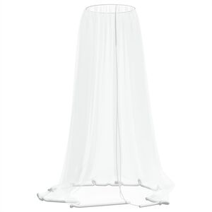 vidaXL Moskitonetz f&uuml;r Sonnenschirm 220 Mesh Wei&szlig; &Phi;300x230 cm