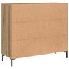 vidaXL Sideboard Artisan-Eiche 90x34x80 cm Holzwerkstoff