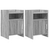 vidaXL Nachttische 2 stk. Grau Sonoma 40 x 36 x 60 cm Holzwerkstoff