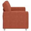 vidaXL Zweisitzer-Sofa Rot Orange 120 cm Cordstoff