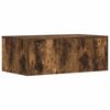 vidaXL Wandtisch Ger&auml;ucherte Eiche 80 x 45 x 30 cm Holzwerkstoff
