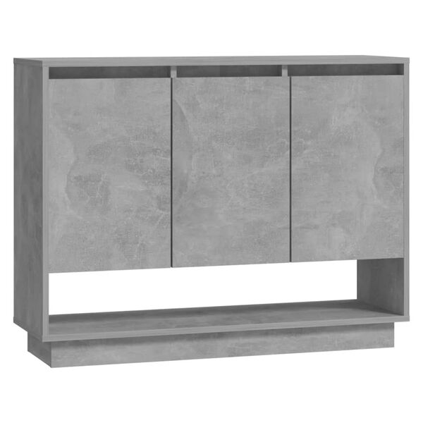 vidaXL Sideboard Betongrau 97x31x75 cm Holzwerkstoff