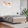 vidaXL Boxspringbettgestell Cappuccino-Braun 120x200 cm Kunstleder