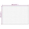 vidaXL Gewichtsdecke Grau 135x200 cm 10 kg Stoff