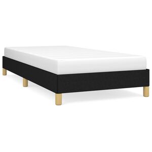 vidaXL Bettgestell ohne Matratze Schwarz 80x200 cm Stoff