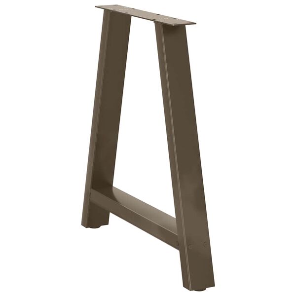 vidaXL Esstischbeine A-Form 2 Stk. 80x(72-73) cm Stahl