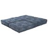 vidaXL Modulares Sofa 2 pcs Indigo Druck 140 x 70 x 36 cm Stoff