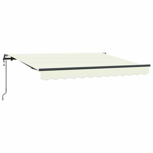 vidaXL Einziehbare Markise Creme 250 x 200 cm Stoff