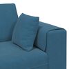 vidaXL Sofa 3 pcs Blau 250 x 188 x 76 cm Samt