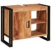 vidaXL Waschbeckenunterschrank Braun 71 x 33 x 58 cm Massivholz Akazie