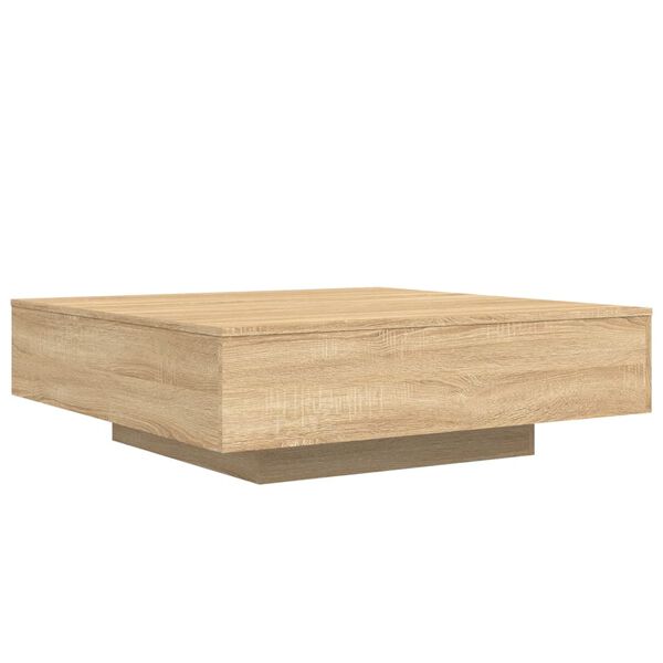 vidaXL Couchtisch Sonoma-Eiche 100x100x31 cm Holzwerkstoff