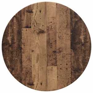 vidaXL Tischplatte Altholz &Oslash; 70 x 1,5 cm Holzwerkstoff