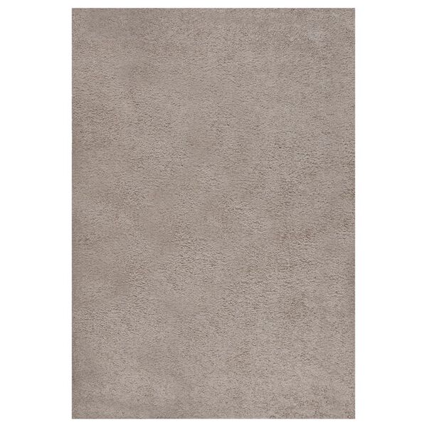 vidaXL Teppich Shaggy Hochflor Beige 160x230 cm
