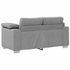 vidaXL Sofa 3 pcs Wolkengrau 219 x 80 x 82 cm Leinenmischgewebe