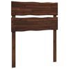 vidaXL Kopfteil mit Live Edge ROSTOCK Dunkelbraun 80 cm