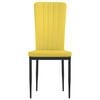 vidaXL Esszimmerst&uuml;hle 2 Stk. Senfgelb Samt