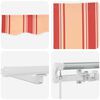 vidaXL Einziehbare Markise mit Gelb und Orange 450 x 300 cm Stoff