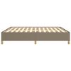 vidaXL Boxspringbettgestell Taupe 160x200 cm Stoff