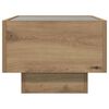 vidaXL Couchtisch Artisan-Eiche 40 x 40 x 30 cm Holzwerkstoff
