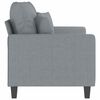 vidaXL 2-Sitzer-Sofa Hellgrau 120 cm Stoff