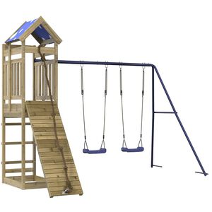 vidaXL Spielturm Impr&auml;gniertes Kiefernholz