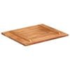vidaXL Tischplatte Massivholz Akazie 25-27 mm 60x70 cm