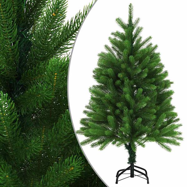 vidaXL K&uuml;nstlicher Weihnachtsbaum Naturgetreue Nadeln 120 cm Gr&uuml;n