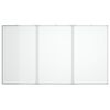 vidaXL Magnetisches Whiteboard Klappbar 120x80x1,7 cm Aluminium