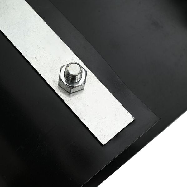 vidaXL Wurzelsperre mit Verbindungsschienen Schwarz 0,7x10m 1,5mm HDPE